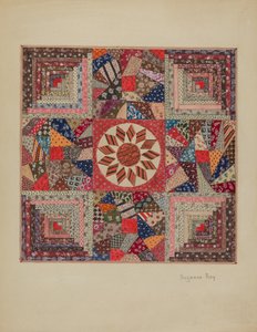 Colcha de berço, c. 1936.
