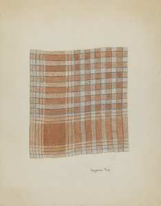 Guardanapo tecido, c. 1937.