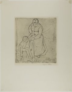 Avó e filho de Suzanne Valadon