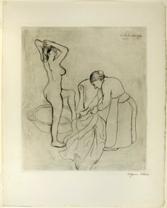 Mulher com seios grandes e velha