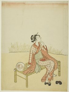 Pelo fluxo de Suzuki Harunobu
