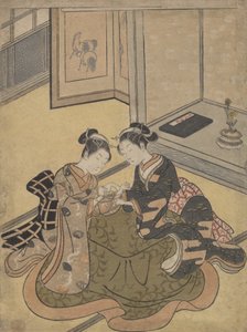 Berço do Gato, c. 1765., c. 1765. de Suzuki Harunobu