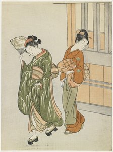 Clearing Breeze from a Fan, após 1766 de Suzuki Harunobu