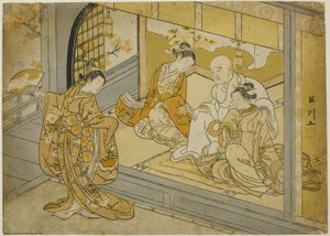 Antes de Taira no Kiyomori de Suzuki Harunobu