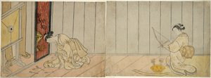 Galeria de Tiro com Arco, 1765 de Suzuki Harunobu