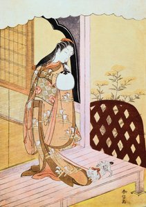 A princesa Nyosan, 1765 de Suzuki Harunobu