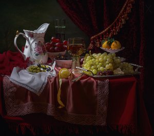 Um opulento banquete de natureza morta de Svetlana L