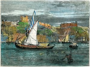 Vista do Porto, Portugal, c1880