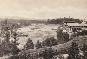 Suécia / Suécia: Jamtland, Eggforsen (foto p/b) de Swedish Photographer