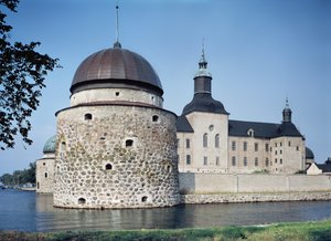 Vista do Castelo de Vadstena, construído em 1545 de Swedish School