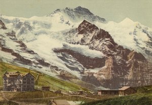 Oberland Bernese: Kleine Scheidegg (foto a cores) de Swiss Photographer