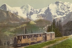 Oberland Bernese: Murrenbahn (foto a cores) de Swiss Photographer