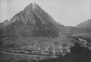Glarus, Vista geral e o Glaernisch (foto a p/b) de Swiss Photographer