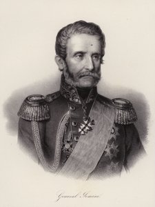 Antoine Henri, Barão de Jomini, general suíço e historiador militar (gravura)