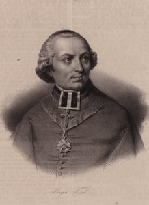 Cardeal Joseph Fesch, diplomata francês e Príncipe de França (gravura) de Swiss School