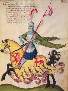 Giovanni Cerva dei Transelgardi (tempera em velino) de Swiss School