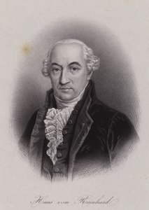 Hans von Reinhard, político suíço (gravura) de Swiss School