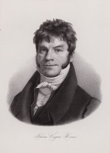 Johann Caspar Horner, físico, matemático e astrônomo suíço (gravura)