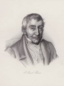Johann Jakob Buser, político suíço (gravura) de Swiss School