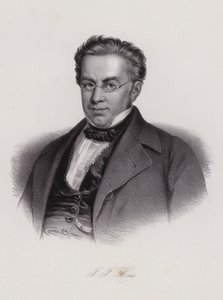 Johann Jakob Hess, jurista e político suíço (gravura) de Swiss School