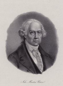 Johann Martin Usteri, poeta suíço (gravura) de Swiss School
