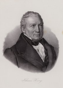 Johannes Herzog Von Effingen, político e empresário suíço (gravura) de Swiss School