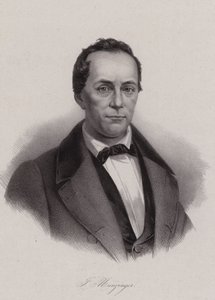 Josef Munzinger, político suíço (gravura) de Swiss School
