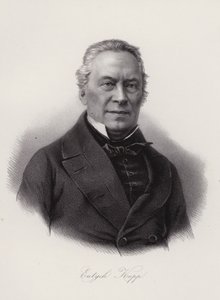 Joseph Eutych Kopp, historiador, poeta e político suíço (gravura) de Swiss School