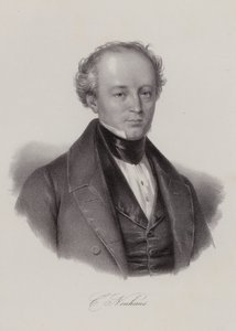 Karl Neuhaus, político suíço (gravura) de Swiss School