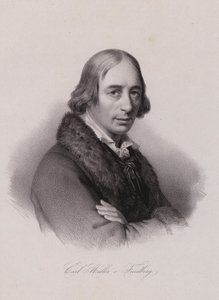 Karl von Muller-Friedberg, político suíço (gravura) de Swiss School
