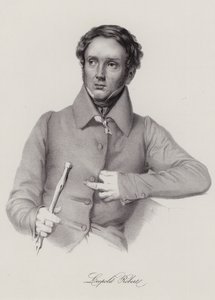 Louis Leopold Robert, pintor suíço (gravura) de Swiss School