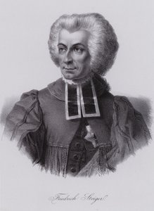 Niklaus Friedrich von Steiger, político suíço (gravura) de Swiss School