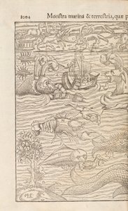 Página 1004 da Cosmographiae Universalis por Sebastian Muenster, Basel, 1572 de Swiss School
