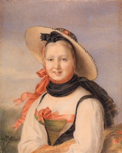Retrato de uma menina (wc no papel)