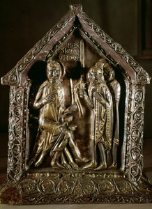 Relicário peito dos filhos de São Sigismundo, do século XII ao XIII (ouro e prata) de Swiss School