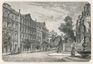 A Bahnhofstrasse (rua da estrada de ferro), Zurique de Swiss School