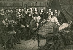 O leito de morte de Calvino de Swiss School