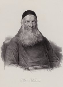 Theodosius Florentini, sacerdote suíço e reformador social (gravura) de Swiss School