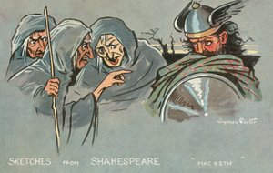 Macbeth (litografia a cores) de Sydney Carter