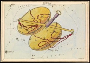 Libra, c.1825 (cartão, papel, tecido) de Sydney Hall