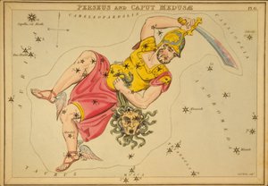 Perseu e Caput Medusa, ilustração de 
