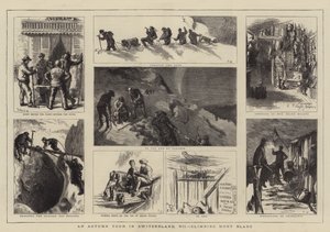 Um passeio de outono na Suíça, VII, subindo o Mont Blanc