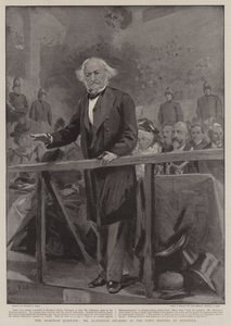 Ar Aremenian Question, o Sr. Gladstone falando na reunião da cidade de Liverpool