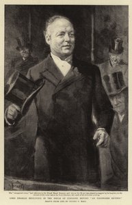 Lord Charles Beresford, na Câmara dos Comuns, movendo um retorno sem oposição de Sydney Prior Hall