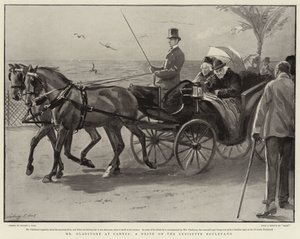 Sr. Gladstone em Cannes, um passeio pela Croisette Boulevard de Sydney Prior Hall