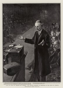 Salve-me do meu amigo, e Inimigos, o Sr. Balfour falando sobre Procedimento na Câmara dos Comuns