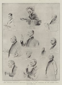 The Church Congress, Portrait Sketches nas Reuniões no Albert Hall