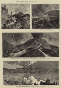 A erupção do Monte Vesúvio