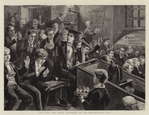 Os Deuses e seus Ganimedes no Westminster Play de Sydney Prior Hall