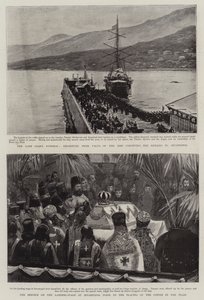 O funeral do czar tardio de Sydney Prior Hall
